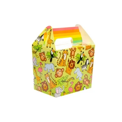 Afbeelding van Feestbox Jungle Safari 13x9,5x12cm per stuk