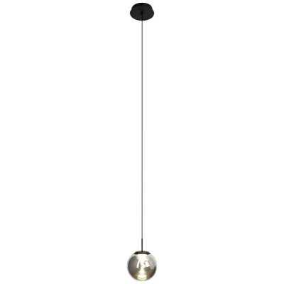 Afbeelding van ECO Light ALTAIR 9540 S 1 SI LED hanglamp vast ingebouwd 10 W Rookzilver