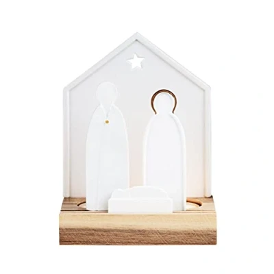 Afbeelding van Räder theelichthouder kribbe Kerstaccessoires