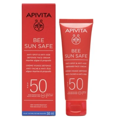 Afbeelding van Apivita Bee Sun Safe Defense Face Cream SPF50 50ml Crème 50 ml