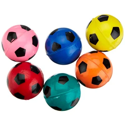Afbeelding van Baker Ross Set van 6 Super Rebound voetbalballen voor kinderen als kleine feestverrassing