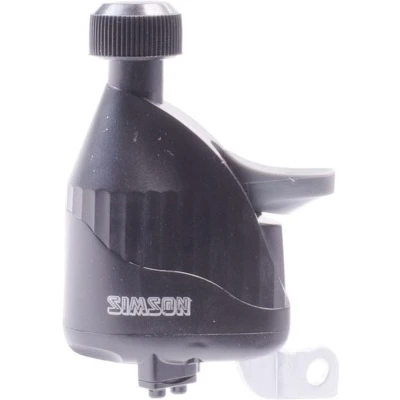 Afbeelding van Simson Dynamo Links met Rubber Loopwiel 2x2 polig Zwart