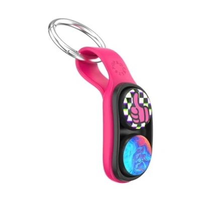 Afbeelding van PopSockets: PopPuck Trick Magnet en Fidget Toy met Twee Magnetische Pucks Inbegrepen Pink Punk