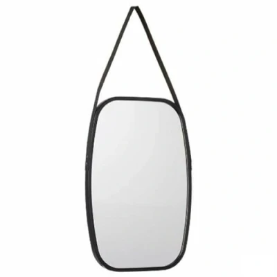 Afbeelding van Wandspiegel Zwart Kristal Polyskin 43 x 65 3 cm (4 Stuks)
