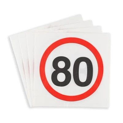 Afbeelding van Décoration de table pour 80e anniversaire homme et femme Tiwoca