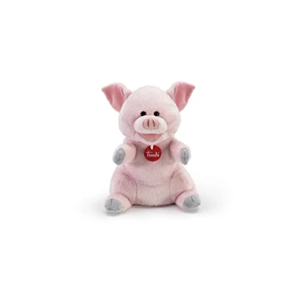 Afbeelding van Trudi Puppets Handpop Varken 26 cm Hoge kwaliteit pluche knuffel Knuffeldier voor jongens en meisjes Roze 16,5x26x16 maat S