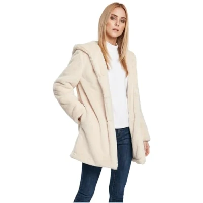Afbeelding van Urban Classics Winterjas, Dames, Maat: 5XL, Offwhite