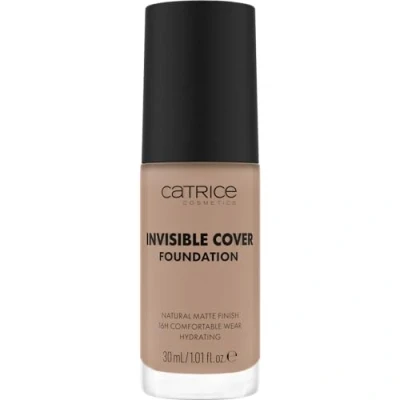 Afbeelding van Catrice Invisible Cover Foundation nr. 030N nude hydraterend langdurig natuurlijk voor droge huid veganistisch olievrij zonder parabenen, microplasticdeeltjes 30 ml