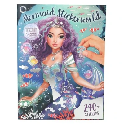 Image de Dessin et coloriage enfant Top Model Metallic Stickerwolrd Sirène