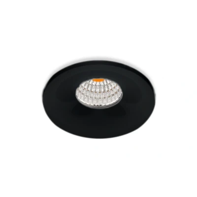 Afbeelding van Inbouwspot LED 3W, Zwart, Rond, Ø48mm, Dimbaar, Warm Wit