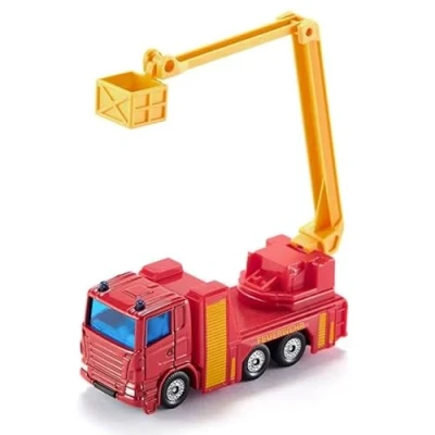Image de Siku Plate forme aérienne Scania feuerwehr 12 cm acier rouge/jaune (1080)