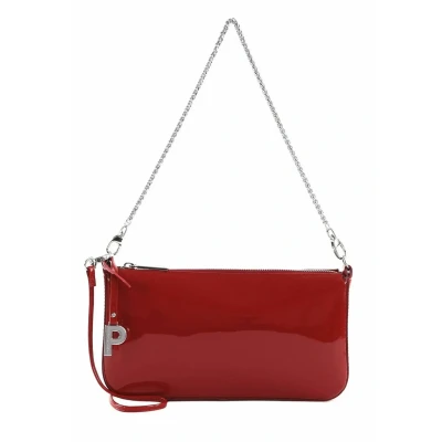 Afbeelding van PICARD Leren Schoudertas Auguri Shoulderbag Red Lack Rood
