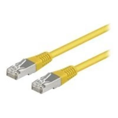 Image de wentronic câble de réseau 50 cm jaune