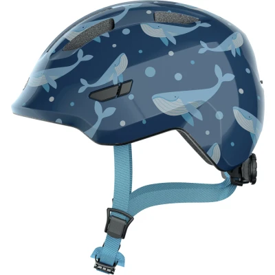 Afbeelding van Abus Smiley 3.0 Blue Whale Kinder Fietshelm