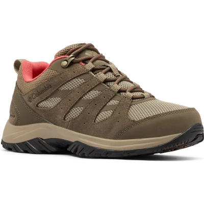 Afbeelding van Columbia Redmond III Waterproof Outdoorschoenen, Dames, Maat: 38.5, Pebble/red coral Leer en textiel