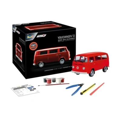 Afbeelding van 1:24 Revell 01034 Volkswagen T2 Bus Adventskalender Plastic Modelbouwpakket