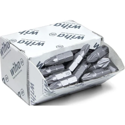 Afbeelding van Wiha 08057 Kruis bit PZ 2 Chroom vanadium staal C 6.3 50 stuk(s)