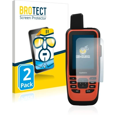 Afbeelding van BROTECT Screenprotector voor Garmin GPSMAP 86i Folie Beschermfolie transparant (2 Stuks)