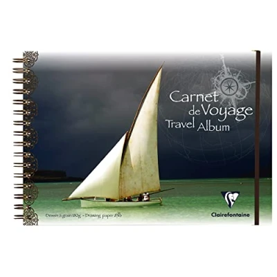 Image de CLAIRE FONTAINE Carnet de Voyage A4 30F 180g