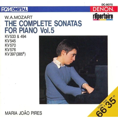 Afbeelding van Mozart: The Complete Sonatas for Piano, Vol. 5