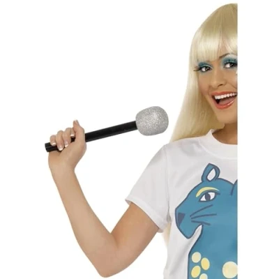 Afbeelding van Dressing Up &amp; Costumes 70s Disco Fever Microphone