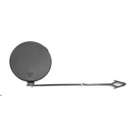 Afbeelding van PRASCO BM8221238 Plaat, bumper Links voor