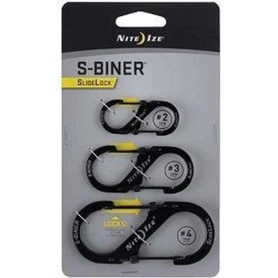 Afbeelding van Nite Ize S Biner Slidelock 3 Pack/Zwart LSBC 01 R6