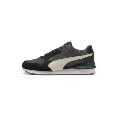 Afbeelding van PUMA St Runner V4 Sd Sneakers, uniseks, Dusky Gray Alpine Snow zwart
