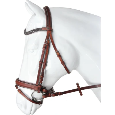 Afbeelding van Horka Hoofdstel Nikki Bruin Zilver Pony