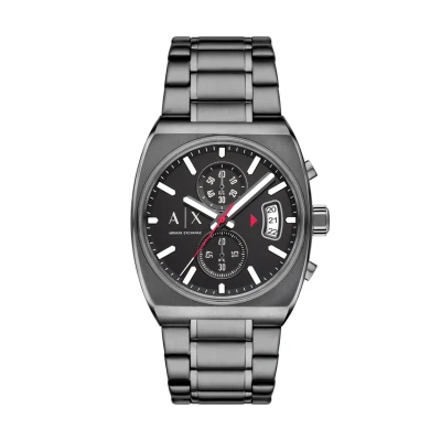 Afbeelding van Armani Exchange Heren horloge Grijs met band