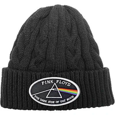 Afbeelding van Pink Floyd The Dark Side Of Moon White Border Beanie Muts Zwart