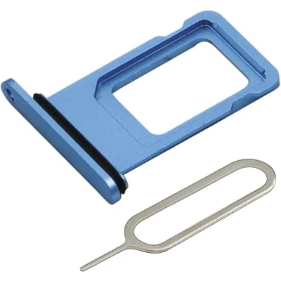 Afbeelding van MMOBIEL Sim Kaart Houder voor iPhone 13 6.1 inch 2021 Blauw