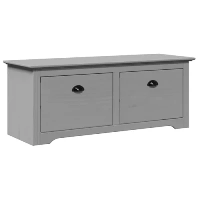 Afbeelding van vidaXL Gangbank BODO 114x40x45 cm grijs
