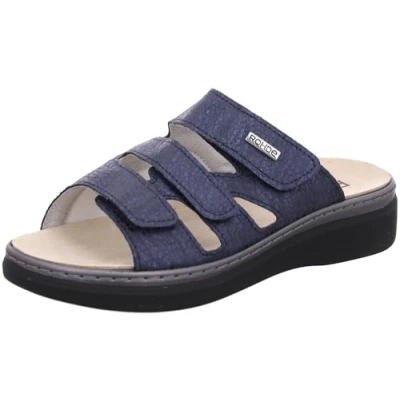 Afbeelding van Rohde Slippers 5221 Donkerblauw Verwisselbaar Voetbed