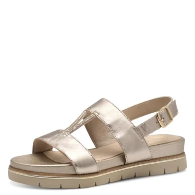 Afbeelding van Tamaris COMFORT Essentials Dames Sandalen LT GOLD Maat 40