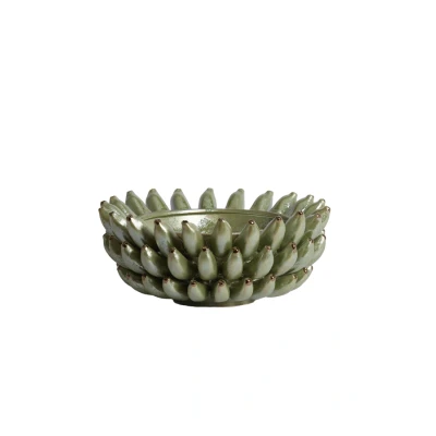 Afbeelding van Light &amp; Living Schaal ZITA Ø34x15cm Groen