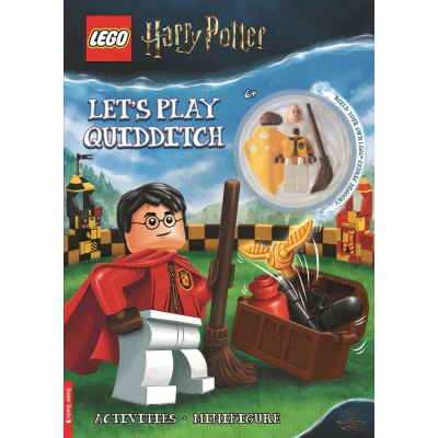 Afbeelding van LEGO® Minifigure Activity Harry Potter™: Let&#039;s Play Quidditch Book (with Cedric Diggory minifigure)