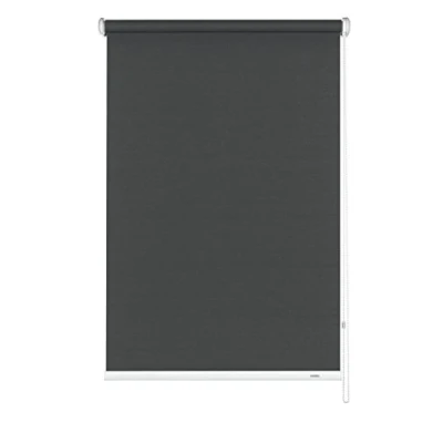 Image de GARDINIA Store Enrouleur, Montage Mur/Plafond/Encadrement, Translucide, Opaque, Kit de Inclus, Gris, 92 x 180 cm (LxH)