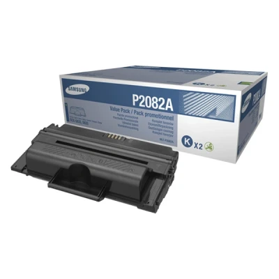Image de Samsung MLT P2082A Twin pack de 2 à rendement élevé noir originale cartouche toner