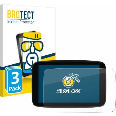 Afbeelding van BROTECT Screenprotector voor TomTom GO Superior 7&quot; Folie Beschermfolie Beschermglas transparant (3 Stuks)