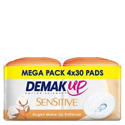 Afbeelding van 12x Demak Up Wattenschijfjes Eyepads Met Lotion Voordeelverpakking