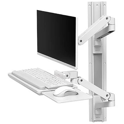 Afbeelding van Ergotron LX PRO ARM WALL MOUNT SYSTEM white (Muur, 34&quot;), Monitorsteun, Wit