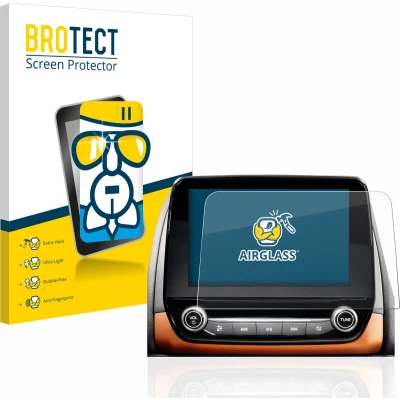 Afbeelding van BROTECT Screenprotector voor Ford Ecosport ST Line 2018 Sync 3 8&quot; Folie Beschermfolie Beschermglas transparant