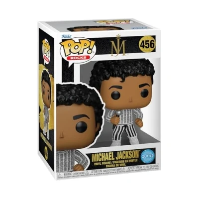 Afbeelding van Funko Pop! Rocks: Michael Jackson Rock With You Glitter Vinyl verzamelfiguur Geschenkidee Officieel product Speelgoed voor kinderen en volwassenen Music Fans