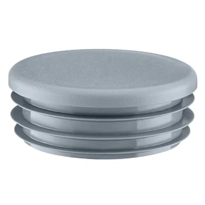 Afbeelding van EMFA ® Ronde buisstop 130 mm, 5 stuks, grijs (RAL 7040) dop 13 cm