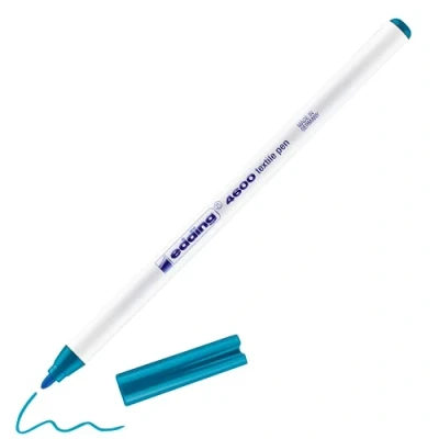 Afbeelding van edding 4600 textielpen orientblauw 1ST 1 mm / 4 4600033