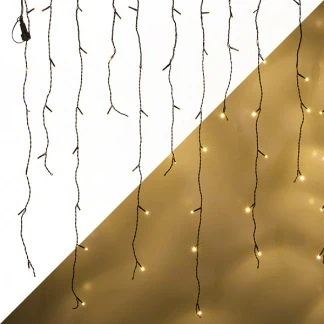 Afbeelding van Koppelbare kerstverlichting IJspegel 2.5 meter Konstsmide (100 LEDs, Binnen/Buiten)