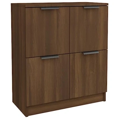 Afbeelding van vidaXL eiken dressoir bruin 60x30x70 cm Gelamineerd hout