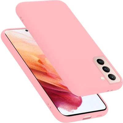 Afbeelding van Cadorabo Hoesje geschikt voor Samsung Galaxy S22 in LIQUID ROZE Beschermhoes gemaakt van flexibel TPU silicone Case Cover