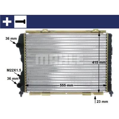 Afbeelding van Radiateur MAHLE CR 1408 000S